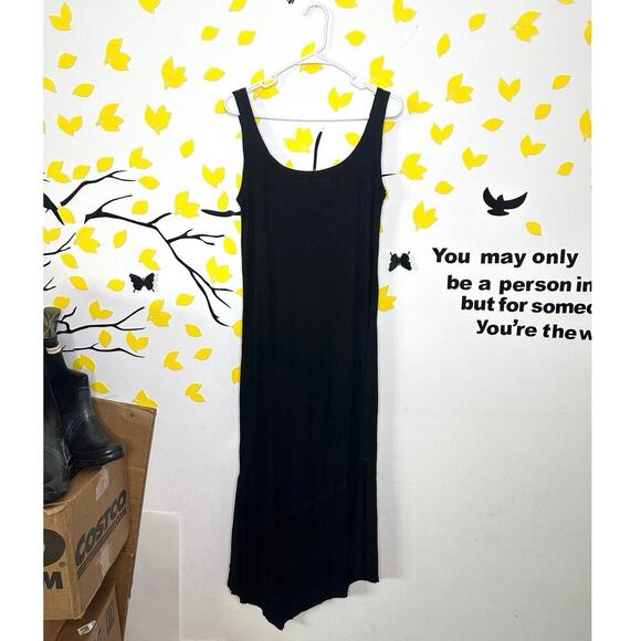 Newport News Women’s Black Long Tank Dress ON-HD Size XL - Picture 3 of 12